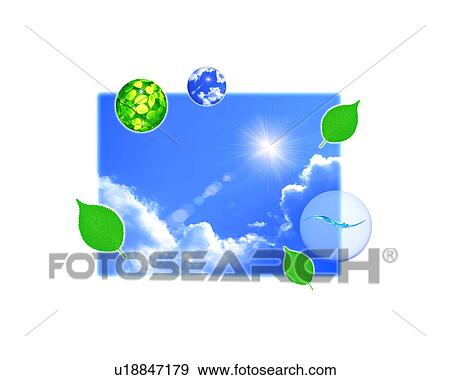 Sky, spheres and leaves View Large Photo Image Stock Photo - Sky, spheres and leaves. Fotosearch