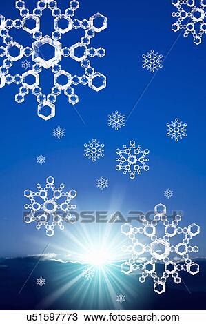 Snowflakes in the Sky View Large Photo Image Stock Image - Snowflakes in the Sky. Fotosearch