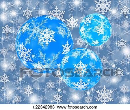 Stock Image - Snowflakes. Fotosearch