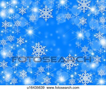 Stock Photo - Snowflakes. Fotosearch