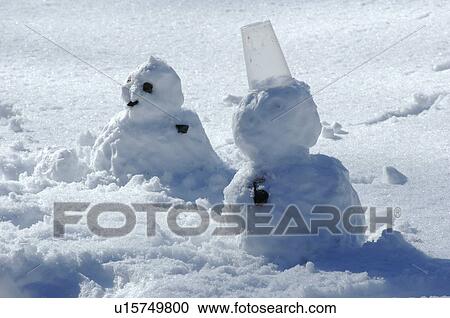 Stock Image - Snowmen. Fotosearch