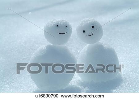 Stock Image - Snowmen. Fotosearch
