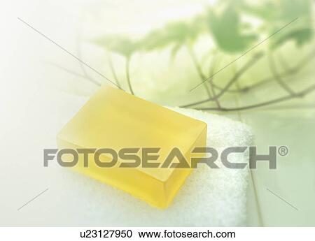 Soap on towel, close up View Large Photo Image Stock Image - Soap on towel, close up. Fotosearch