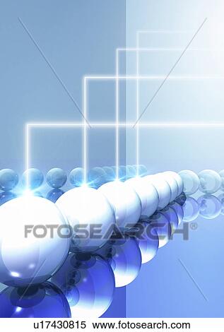 Spheres in a row with illuminated connections View Large Photo Image Stock Photography - Spheres in a row with illuminated connections. Fotosearch