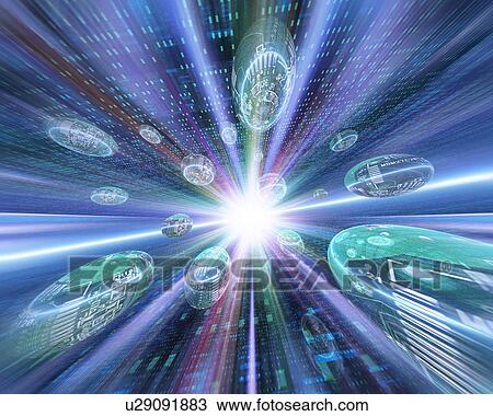 Spheres zooming towards light View Large Photo Image Stock Image - Spheres zooming towards light. Fotosearch