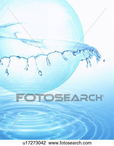 Stock Image - Splashing water. Fotosearch