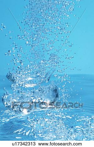 Stock Image - Splashing water. Fotosearch