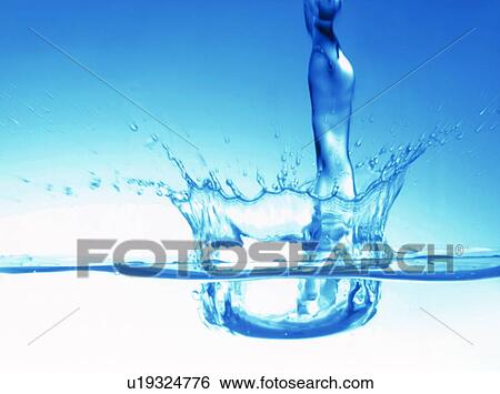 Stock Photograph - Splashing water. Fotosearch