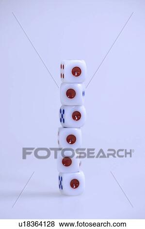 Stack of dice View Large Photo Image Stock Photo - Stack of dice. Fotosearch