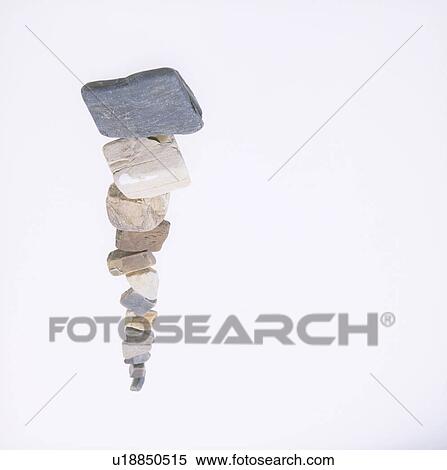 Stock Photography - Stack of stones. Fotosearch
