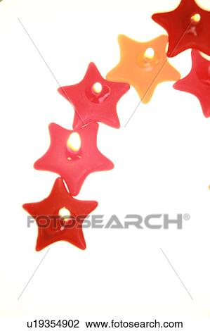 Star shaped candles, white background View Large Photo Image Stock Image - Star shaped candles, white background. Fotosearch