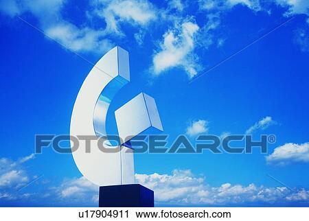 Statue underneath a blue sky View Large Photo Image Stock Image - Statue underneath a blue sky. Fotosearch