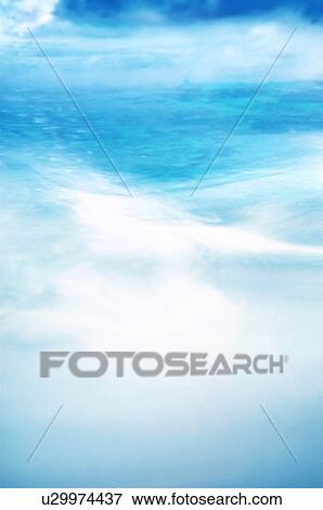 Stock Photo - Steam rising off water surface. Fotosearch