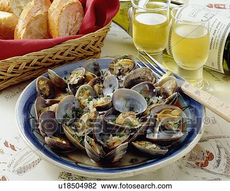 Steamed Japanese little neck clams View Large Photo Image Stock Image - Steamed Japanese little neck clams . Fotosearch