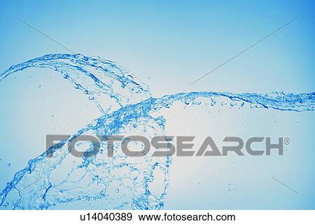 Stock Photo - String of water drops. Fotosearch