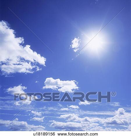 Stock Photograph - Sun and sky. Fotosearch