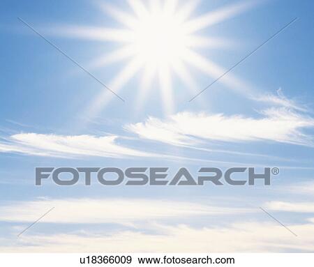 Stock Photo - Sun in the Sky. Fotosearch