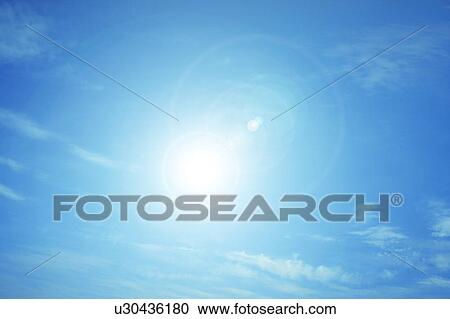 Sun shining in blue sky, Osaka, Japan View Large Photo Image Stock Image - Sun shining in blue sky, Osaka, Japan. Fotosearch
