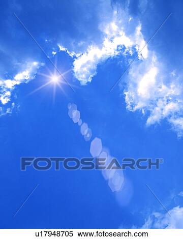 Sun shining in the sky View Large Photo Image Stock Photography - Sun shining in the sky. Fotosearch