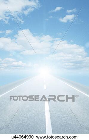 Sun shining on road View Large Photo Image Stock Image - Sun shining on road. Fotosearch