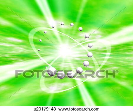 Stock Photo - Sunbeam and circles. Fotosearch