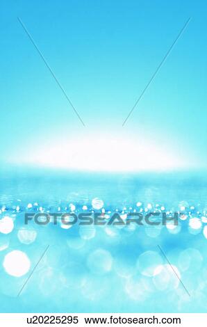 Stock Photography - Sunlight over water. Fotosearch