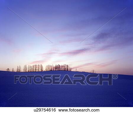 Sunrise Color Over Snow Filed View Large Photo Image Stock Photograph - Sunrise Color Over Snow Filed. Fotosearch