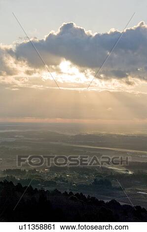 Sunrise over a Town View Large Photo Image Stock Image - Sunrise over a Town. Fotosearch