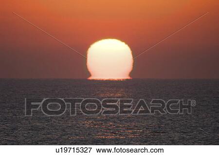 Sunrise Over the Horizon View Large Photo Image Stock Photo - Sunrise Over the Horizon. Fotosearch
