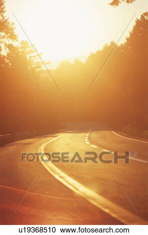 Sunset over a Highway View Large Photo Image Stock Image - Sunset over a Highway. Fotosearch