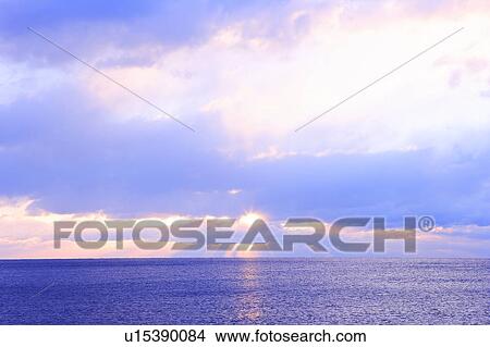 Picture - Sunset, Wakayama Prefecture, Honshu, Japan. Fotosearch