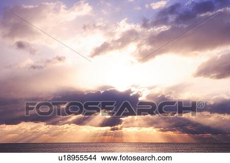 Picture - Sunset, Wakayama Prefecture, Honshu, Japan. Fotosearch
