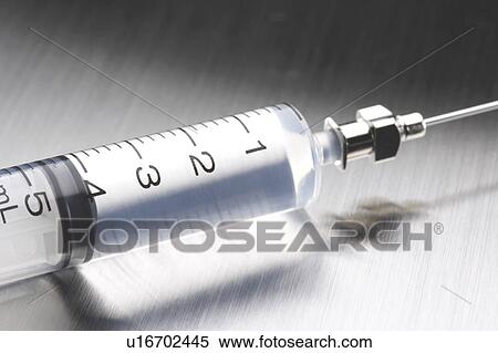 Stock Photography - Syringe with needle. Fotosearch