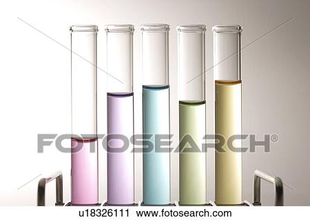 Stock Image - Test tubes. Fotosearch