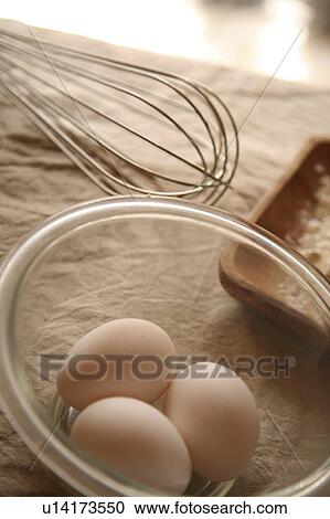 Three eggs in a bowl View Large Photo Image Stock Image - Three eggs in a bowl. Fotosearch