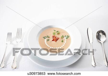 Tomato potage in bowl View Large Photo Image Stock Image - Tomato potage in bowl. Fotosearch