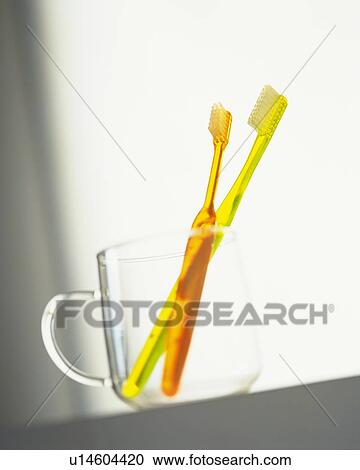 Stock Image - Toothbrushes. Fotosearch
