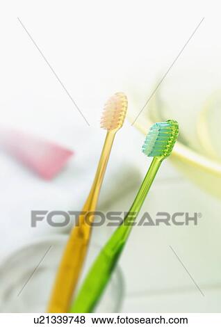 Stock Photo - Toothbrushes. Fotosearch