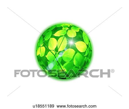 Stock Photo - Tree branches in sphere. Fotosearch