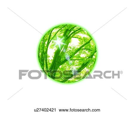 Tree with sunbeam in a sphere View Large Photo Image Stock Image - Tree with sunbeam in a sphere. Fotosearch