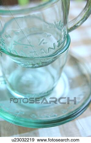 Stock Photo - Two glass cups. Fotosearch