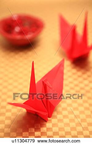 Stock Photo - Two Origami birds. Fotosearch