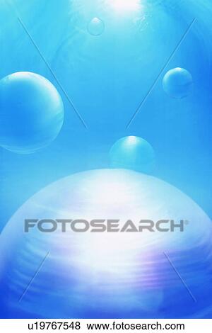 Stock Photo - Underwater spheres. Fotosearch