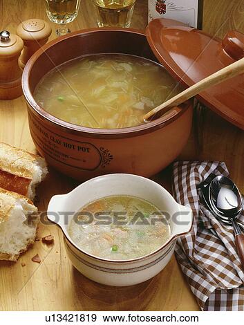 Stock Photo - Vegetable Soup. Fotosearch