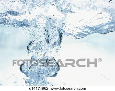 Stock Image - Water bubbles. Fotosearch