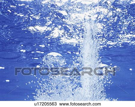 Stock Image - Water bubbles. Fotosearch