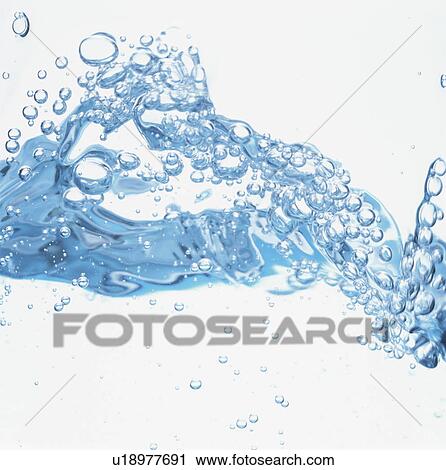 Stock Image - Water bubbles. Fotosearch