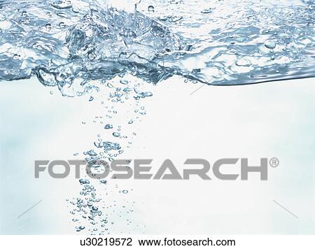 Stock Image - Water bubbles. Fotosearch