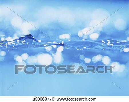 Stock Photograph - Water, close up, full frame. Fotosearch