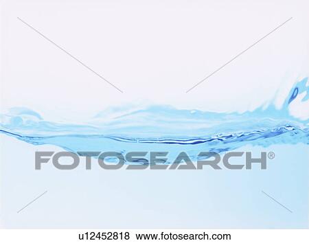 Stock Photo - Water, close up, white background. Fotosearch